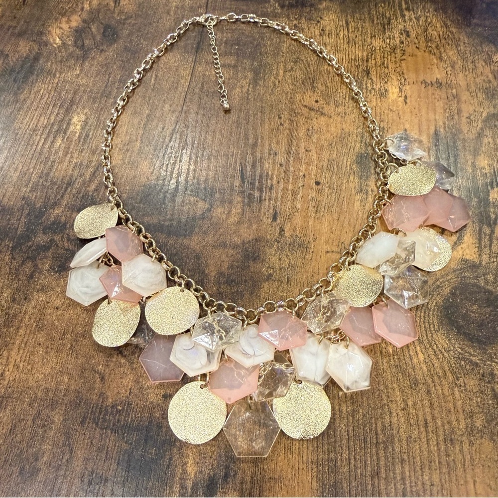 Y2K Chunky Statement Necklace
Gold and Pink Medallions - Picture 3 of 6